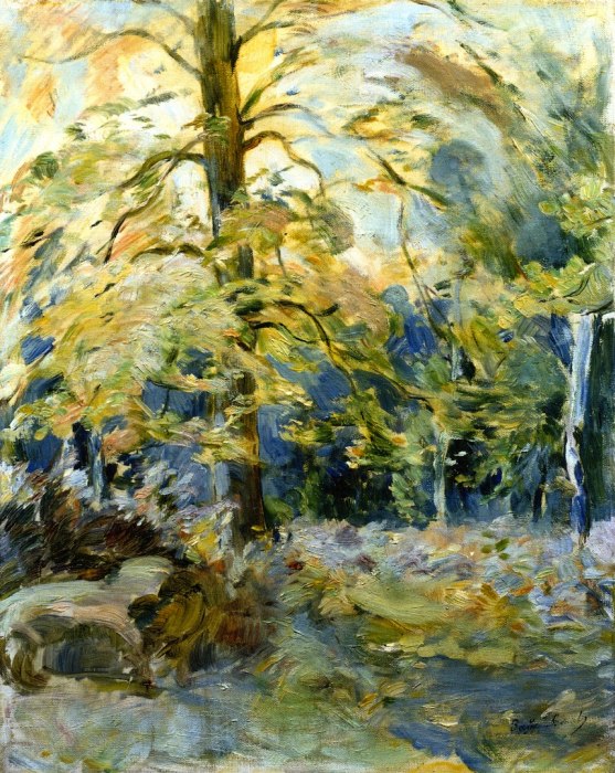 Berthe Morisot - Wald von Fontainebleau - Forest of Fontainebleau